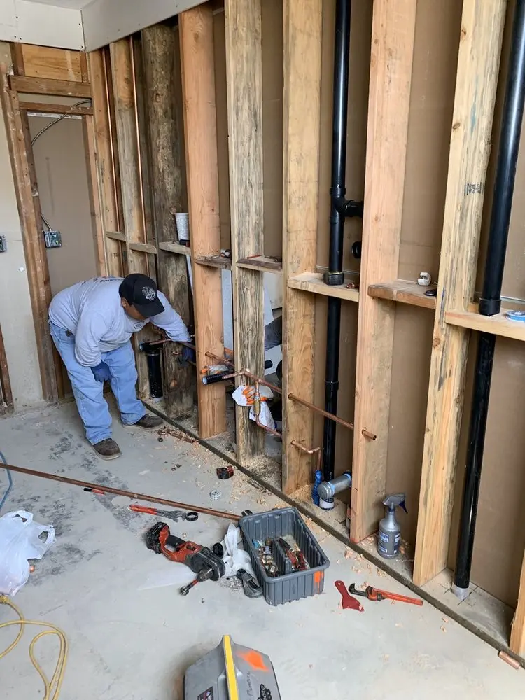 Commercial rough-in plumbing for Gas Line Repair in Lattins Landing
